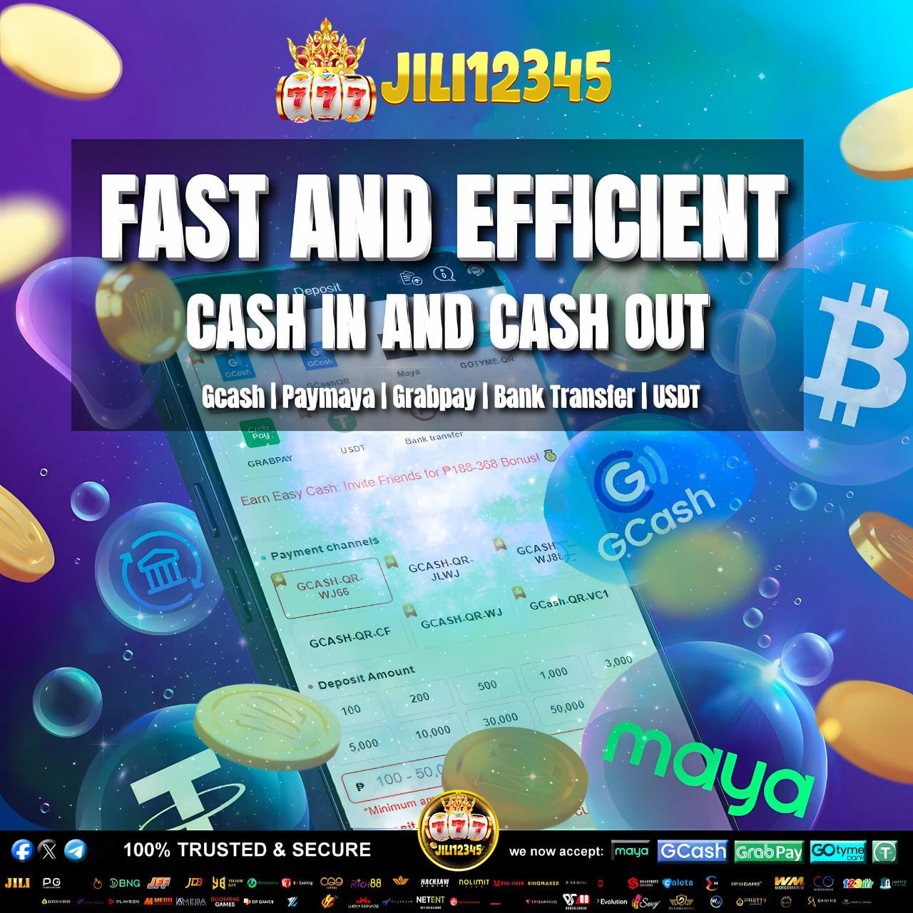 Interface moderna de jogos de slot online